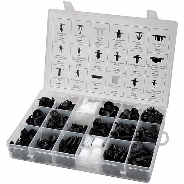 CT4109 - 408pc Nissan Body Trim Clip Set - Assorted