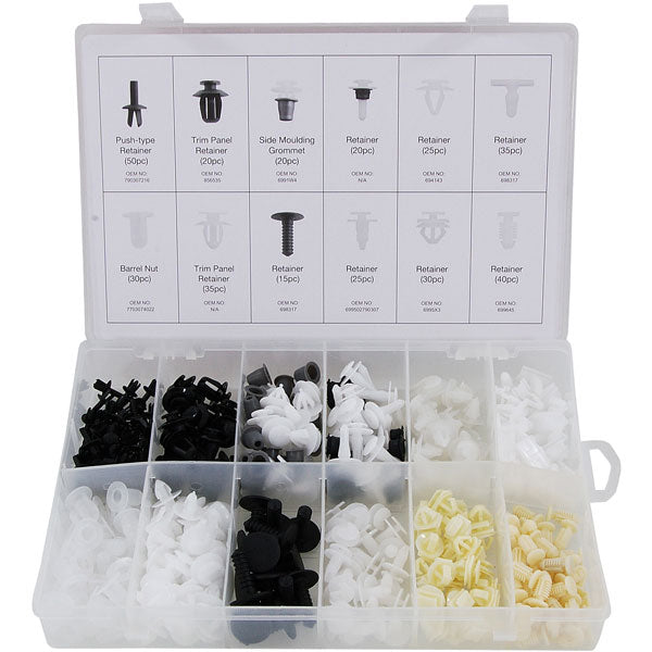 CT4117 - 345pc Peugeot Body Trim Clip Set - Assorted