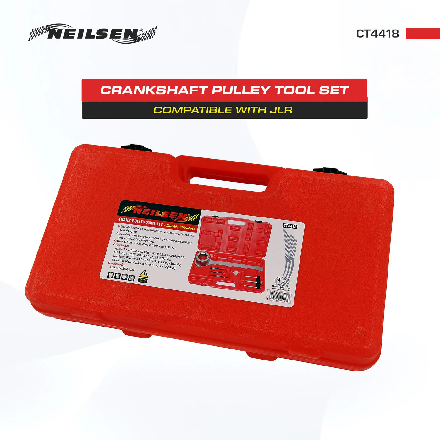CT4418 - Crankshaft Pulley Tool Set - JLR