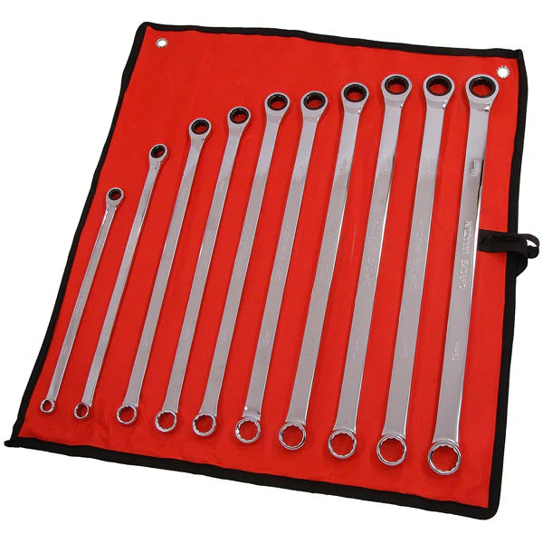CT4465 - 10pc Ratchet Ring Spanner Set