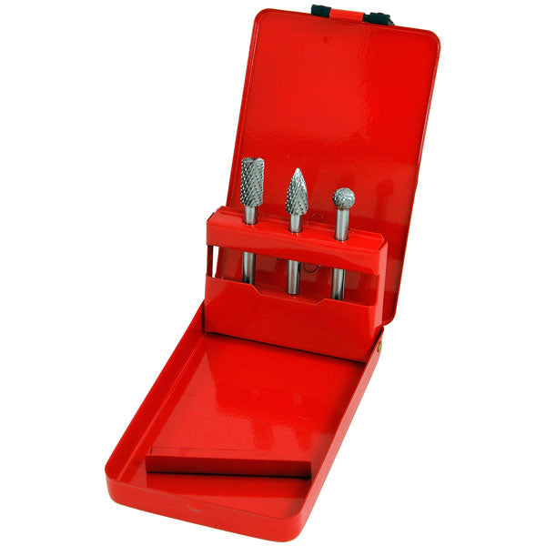 CT4676 - 3pc HSS Rotary Burr Set 6mm Shank