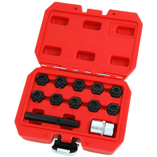 CT4805 - 12pc Locking Wheel Nut Key Set - Mercedes