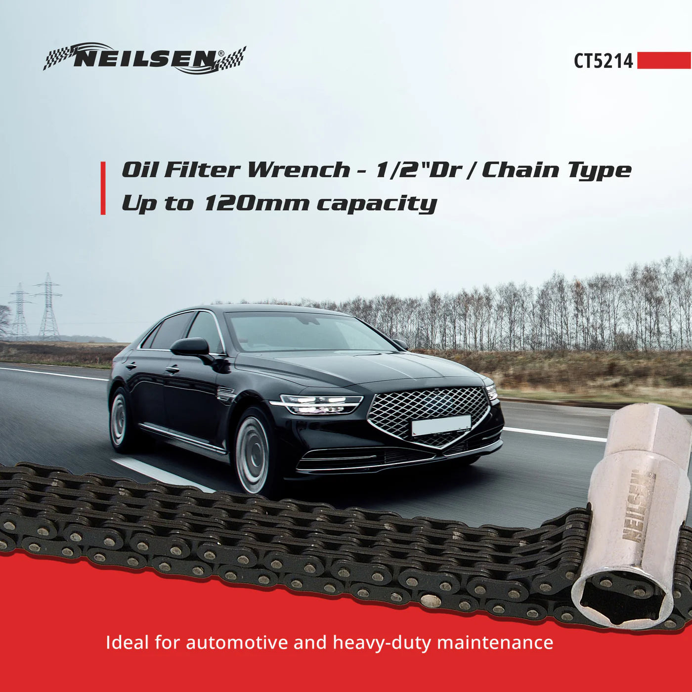 CT5214 - Oil Filter Wrench - Chain Type