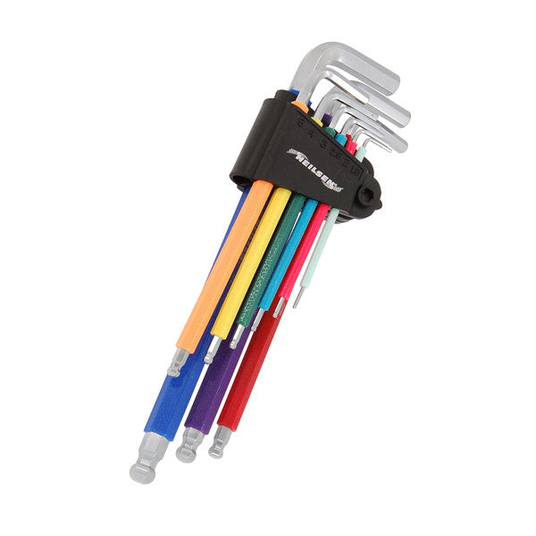 CT6084 - 9pc Ball End Hex Key Set Extra Long