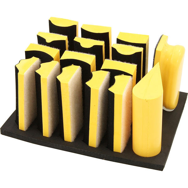 CT6173 - 16pc Hook & Loop Hand Sanding Block Set