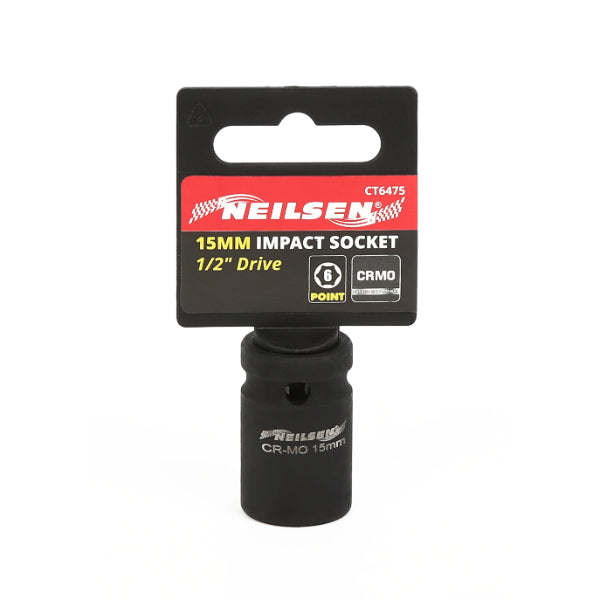CT6475 - Impact Socket -15mm 1/2 Inch Dr