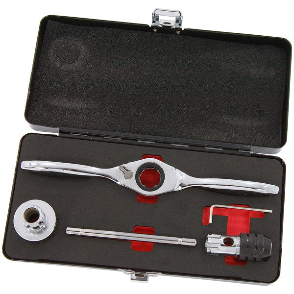 CT6686 - 5pc Bi-Directional Ratchet Tap & Die Holder Set Steel M3 - M12
