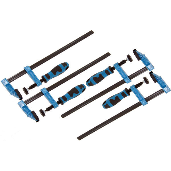 CT6803 - 4pc F-Clamp Set Size: 300 x 50mm