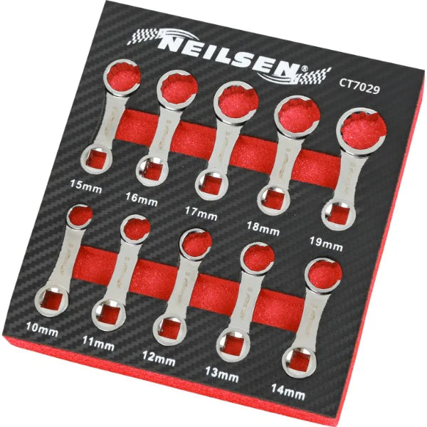 CT7029 - 10pc Flare Nut Torque Adaptor Spanner Set