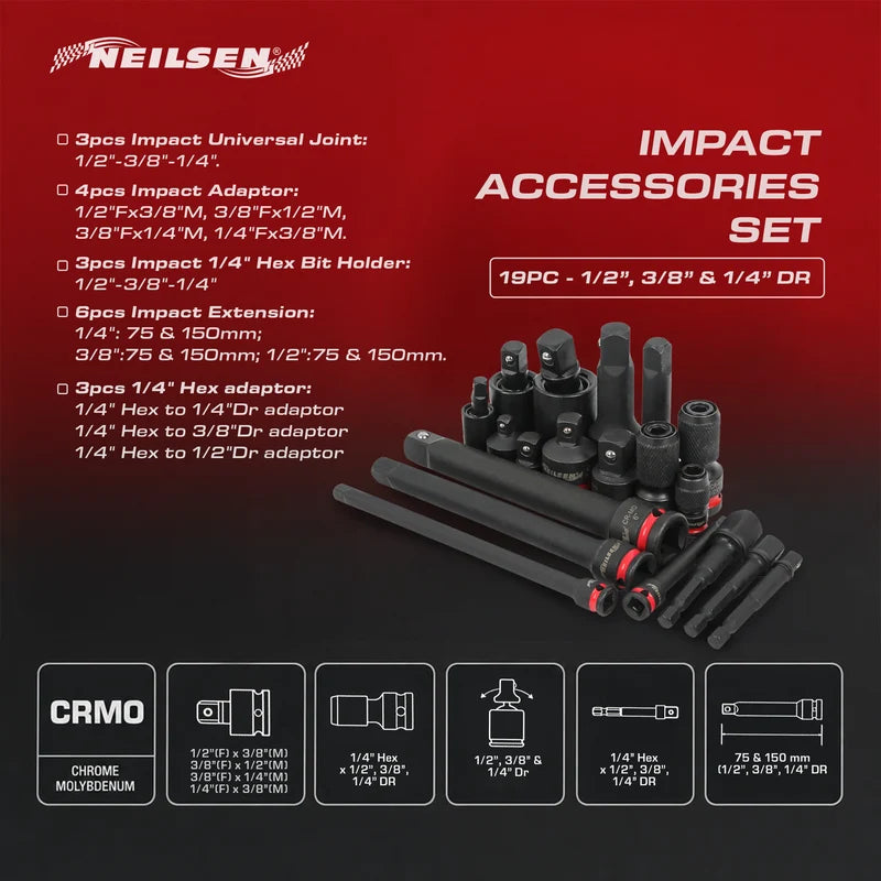 CT7115 - 19pc Impact Accessories Set