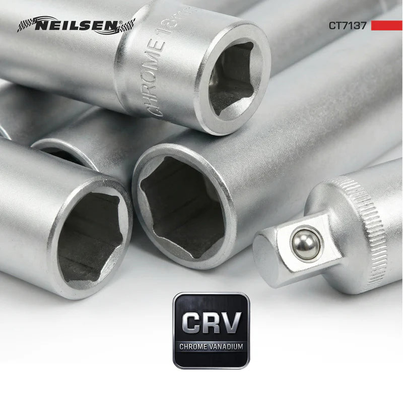 CT7137 - 14pc 3/8 Inch Dr Extra Deep Socket Set 8-19mm