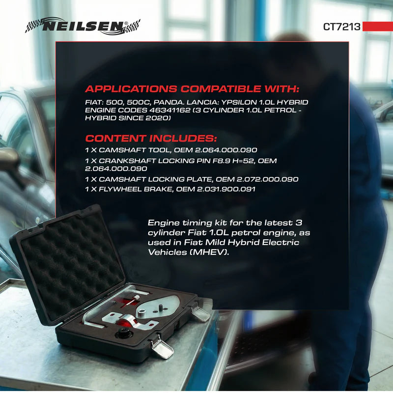 CT7213 - Timing Tool Set Fiat 1.0L E Hybrid Fiat Firefly
