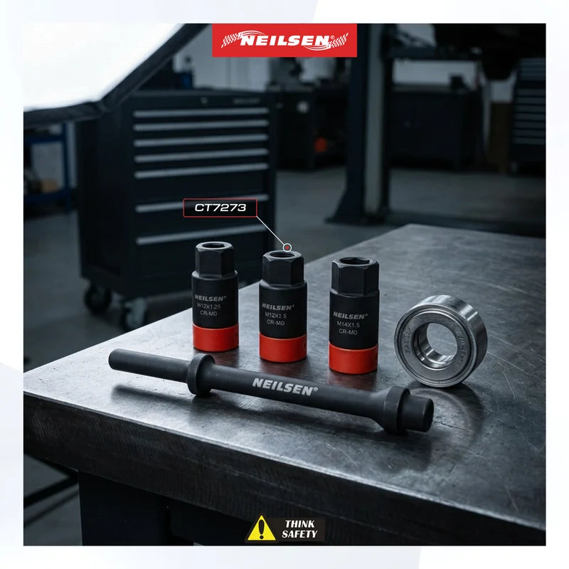 CT7273 - Wheel Stud Extraction & Fitting Tool Set For Car & Van