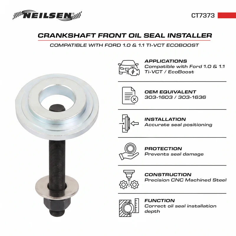 CT7373 - Crankshaft Front Oil Seal Installer For Ford 1.0 Ecoboost