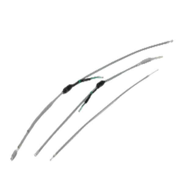 BS2477 - CT70 K1-K3 Style Cable Set Clutch Brake And Throttle Cable Grey