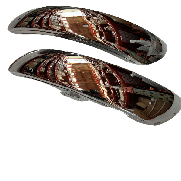 BS2370 - DX HIGH QUALITY CHROME FRONT AND REAR FENDERS