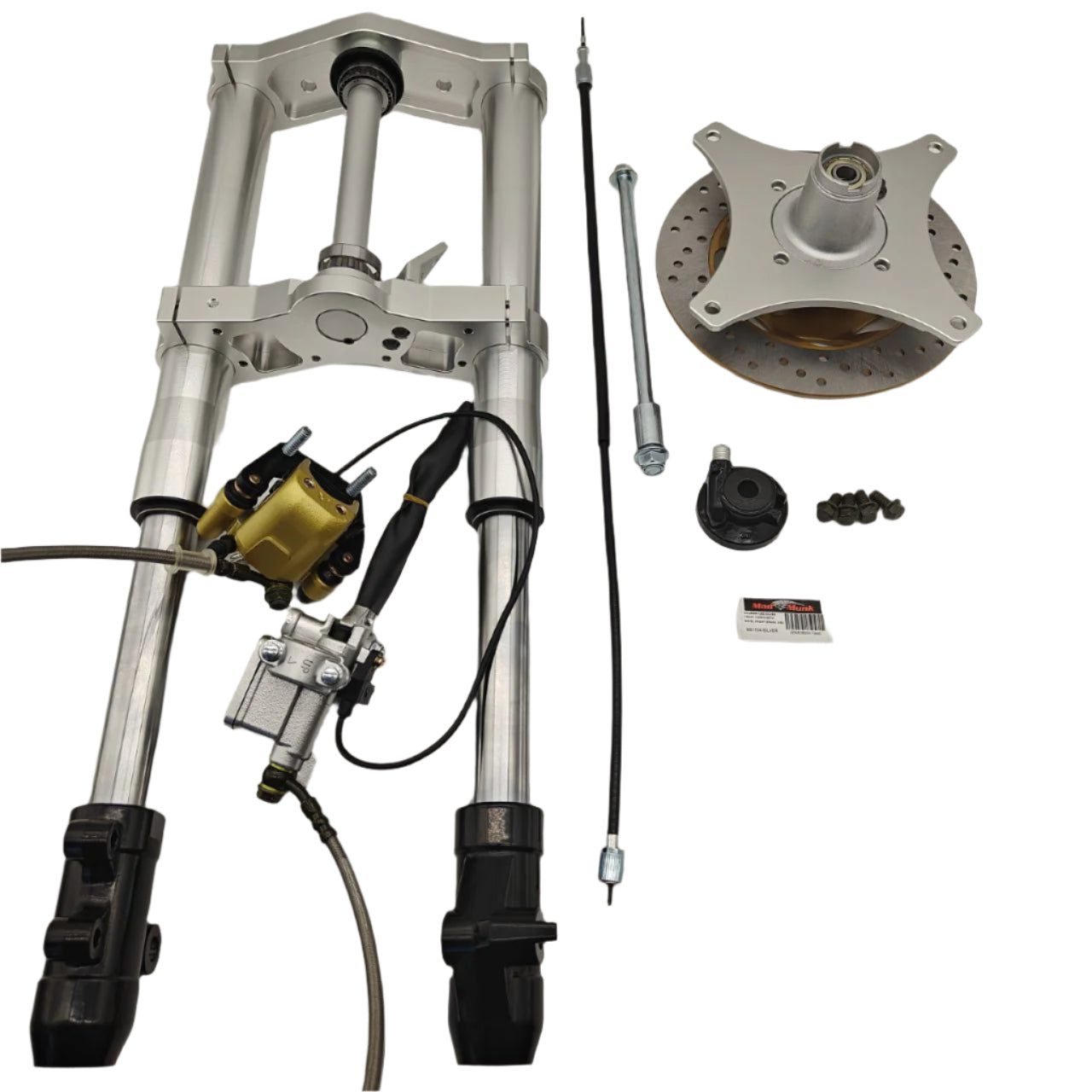 BS2467 - SILVER ADJUSTABLE USD FORKS 45MM INNER LEG 37MM LEGHT 540MM