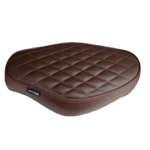 BS2262 - Cub Long Brown Seat with Diamond Pattern