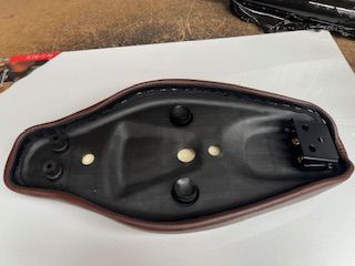 BS2262 - Cub Long Brown Seat with Diamond Pattern