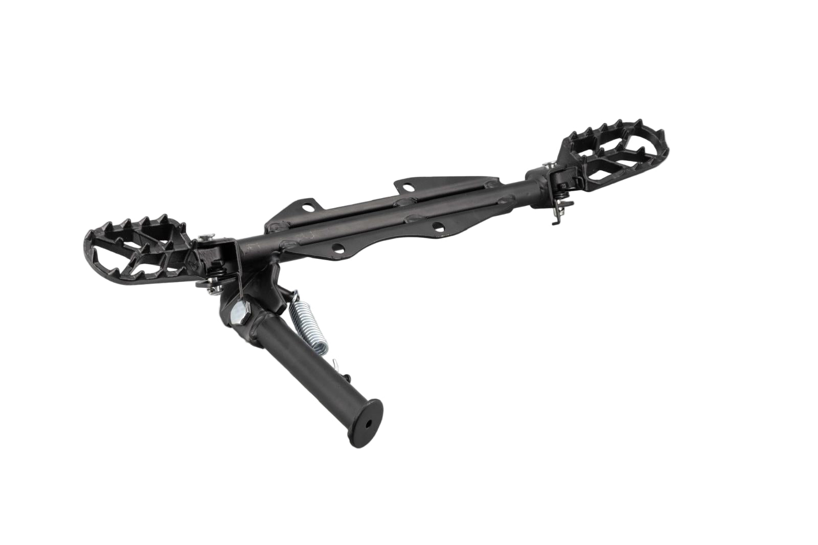 BS2482 - ENGINE-MOUNTED STUDDED FOOTPEGS AND SIDE STAND IN BLACK