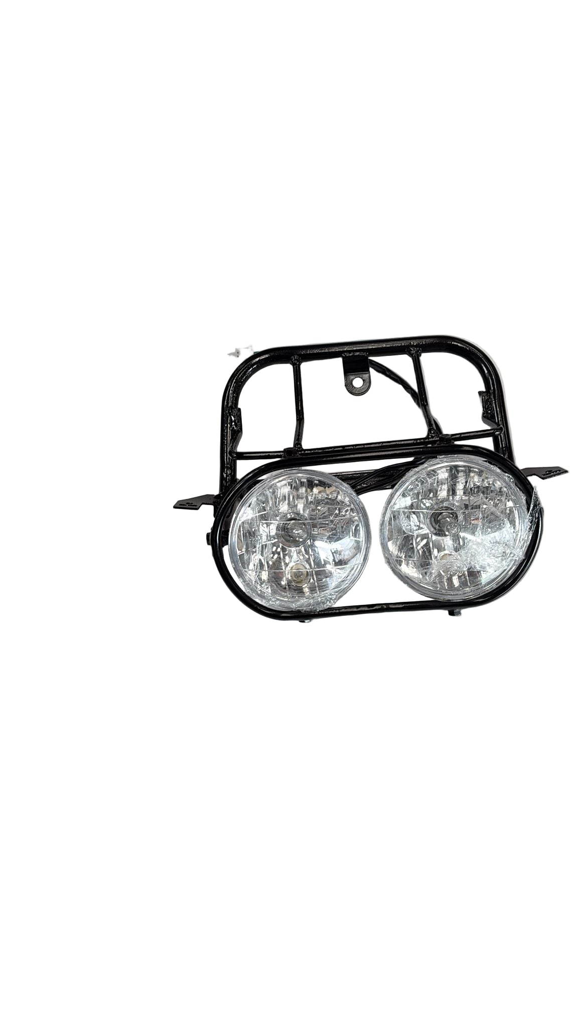 BS0971 - Twin Head Lamp Black Frame
