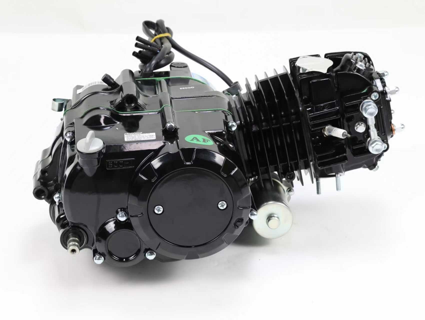 BS1596 - YX 140cc Semi Auto 4 Speed Electric Start And Kick Start In Black