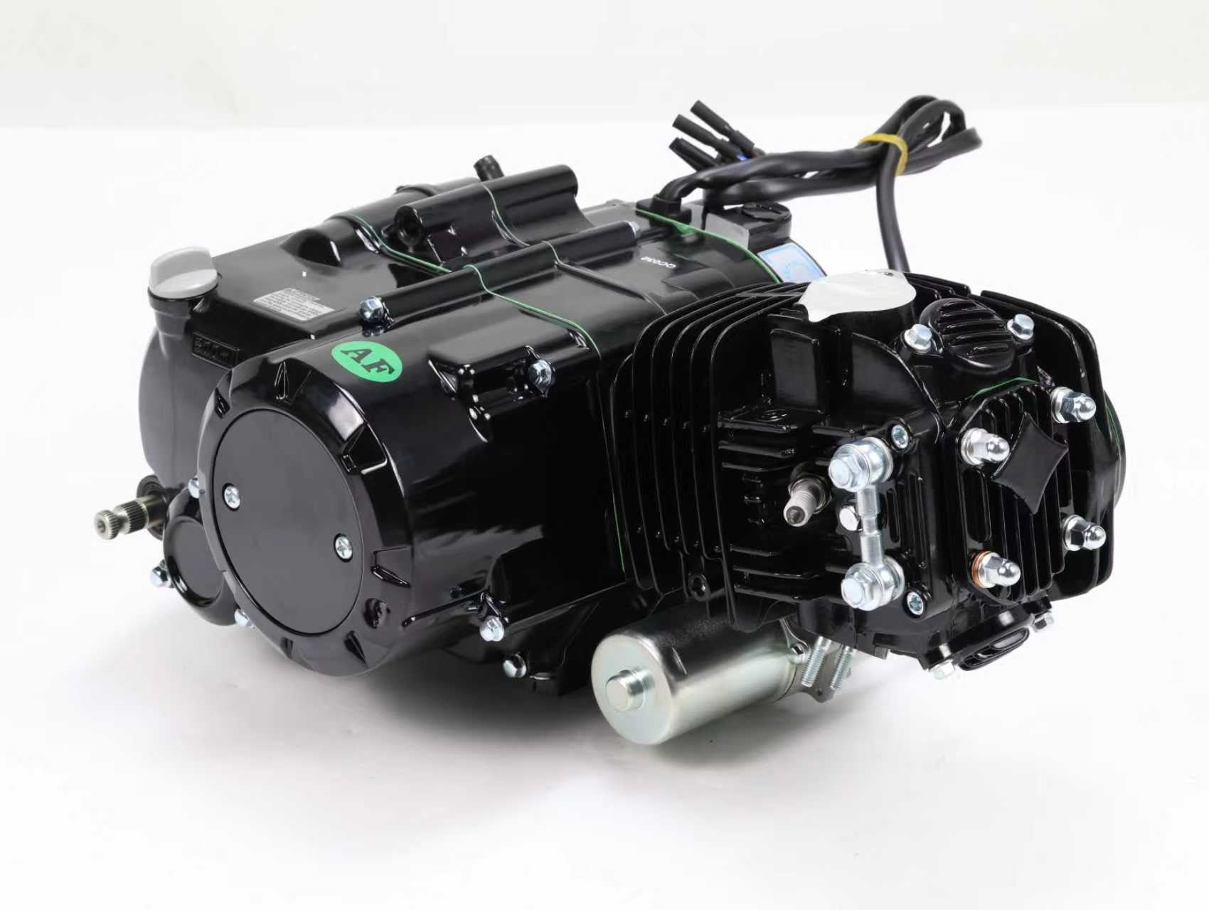 BS1596 - YX 140cc Semi Auto 4 Speed Electric Start And Kick Start In Black