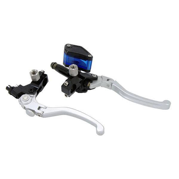 BS1806 - CNC Silver Levers with Clear Oil Pot and Mirror Holders