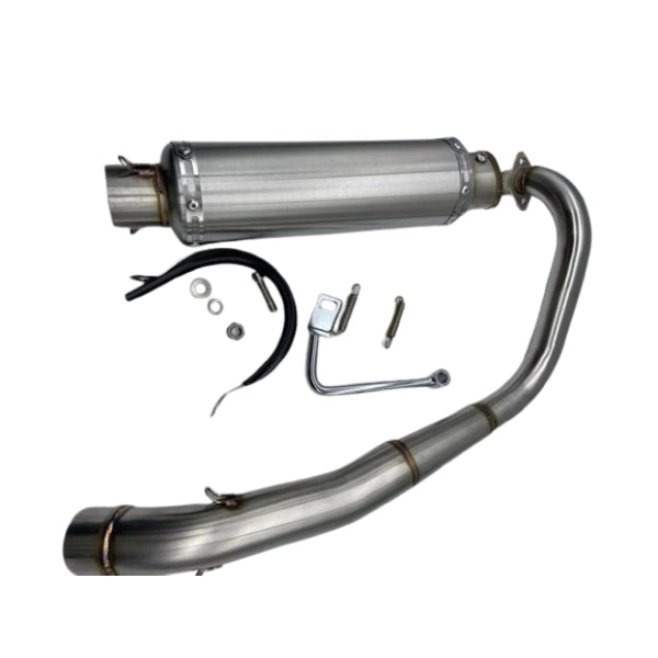 BS1247 - Brushed Stainless Steel Downswept Exhaust