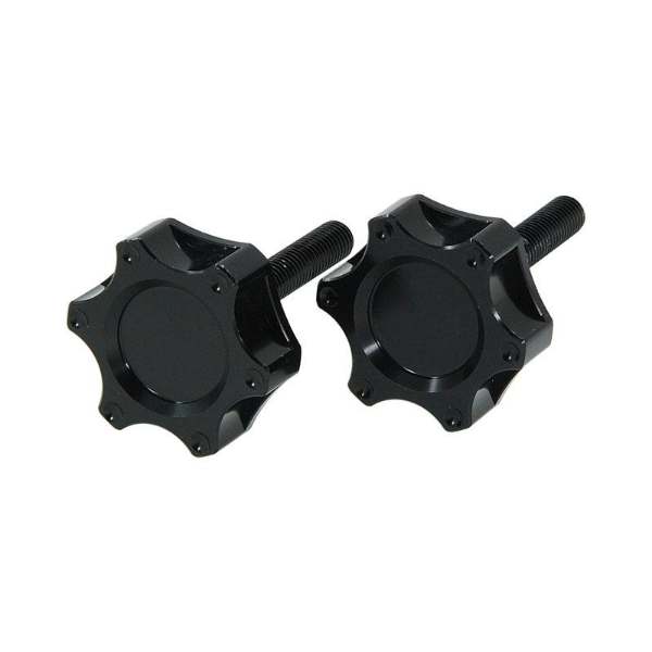 BS1066-BLACK - CNC Handle Bar Holder Knobs in Black