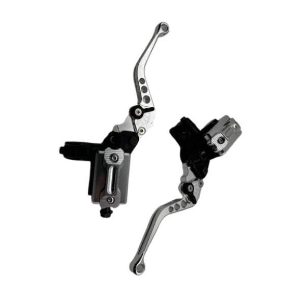 BS2360 - SILVER LEVERS WITH OIL PUMPS LEFT AND RIGHT