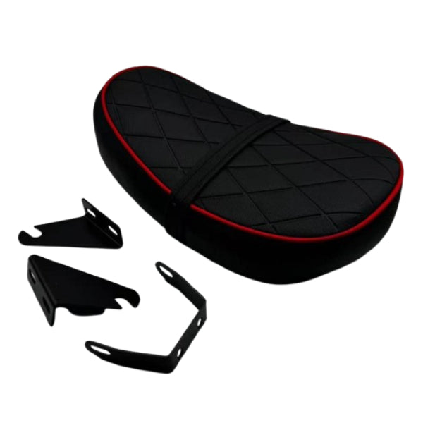 BS2351-MUNK LOW CHECK SEAT WITH RED PIPING