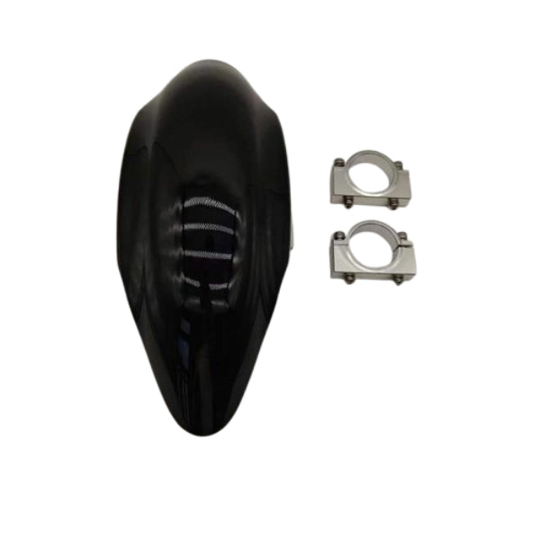 BS2324 - BLACK FRONT FENDER WITH FORK BRACKETS