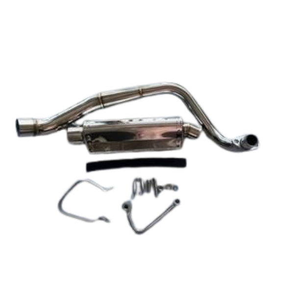 BS3623 - DX AND MUNK TRIANGLE SHAPE S/STEEL EXHAUST