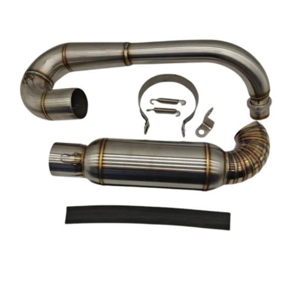BS3620 - UNDER SNAKE STAINLESS EXHAUST FOR DX AND MUNK
