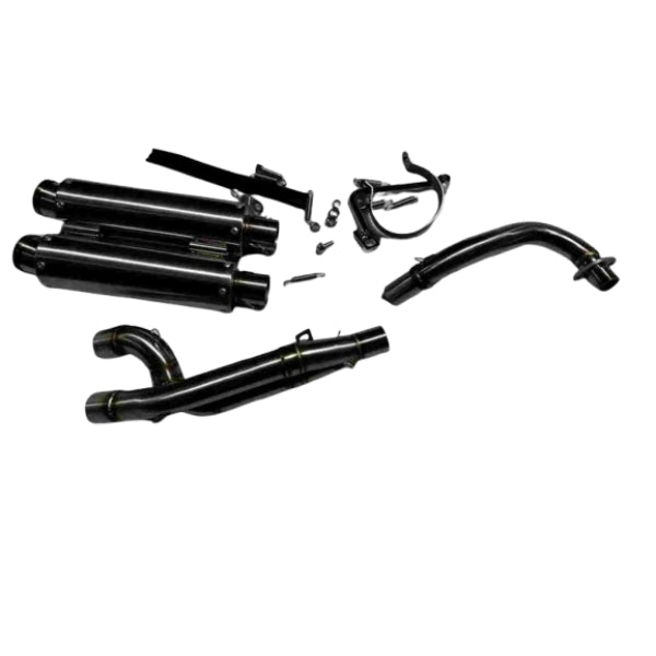 BS2390 - DOUBLE EXHAUST FOR OLD MUNK BIKE