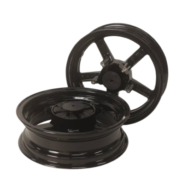 BS3693-12" BLACK TUBELESS RIM SET FOR HONDAST 125 AND MONKEY 125