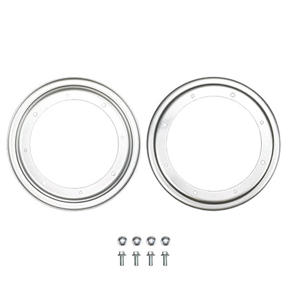 BS3782 - CT70 10" X 2.75" Silver 2 Piece Rim (2 Wheel Set)