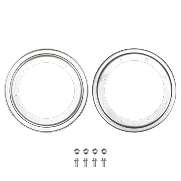 BS3782 - CT70 10" X 2.75" Silver 2 Piece Rim (2 Wheel Set)