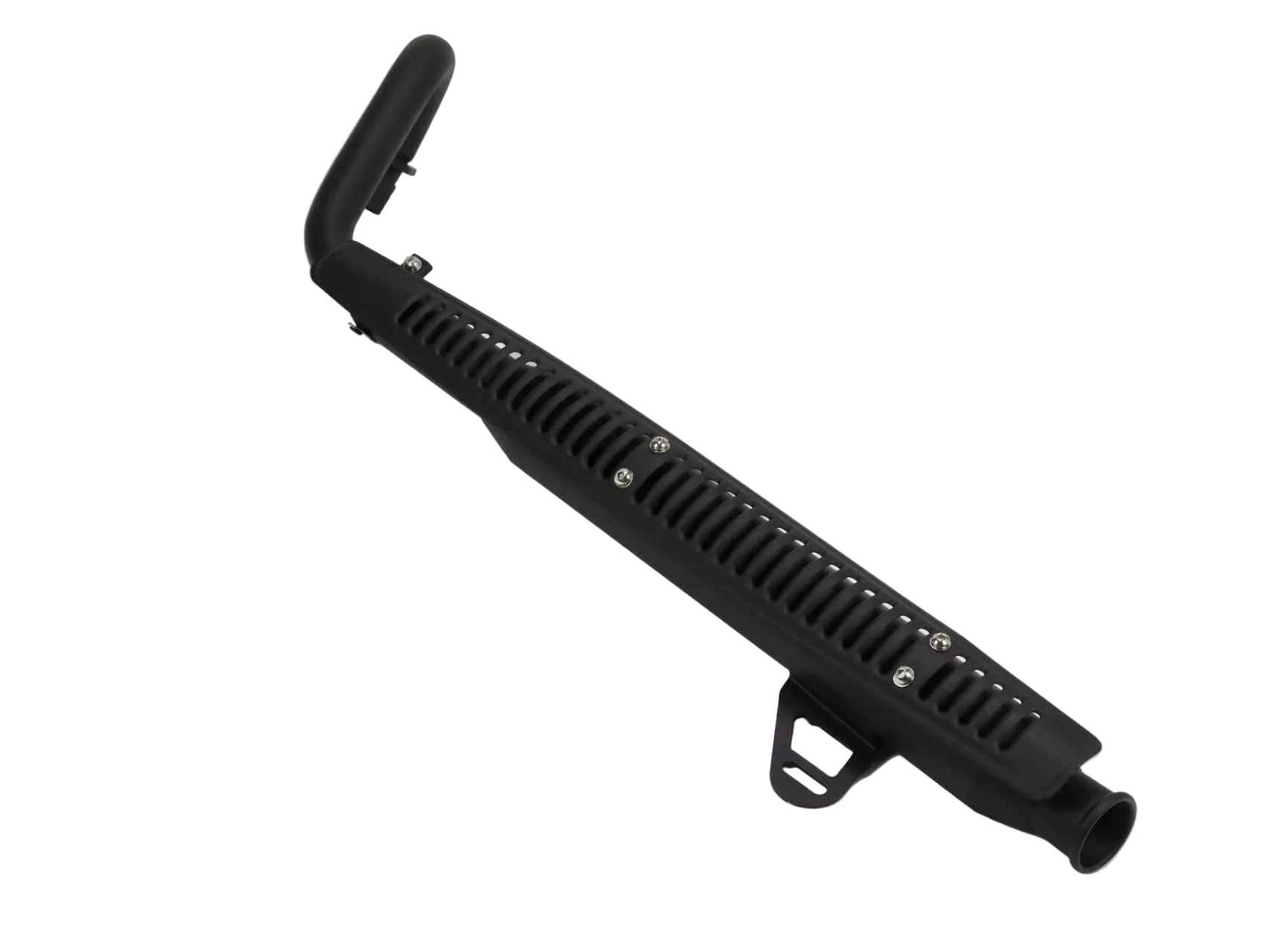 BS3501 - Carbon Performance Dx Upswept S/Steel Exhaust in Black Fit 50cc to 212cc Engines