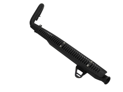 BS3501 - Carbon Performance Dx Upswept S/Steel Exhaust in Black Fit 50cc to 212cc Engines