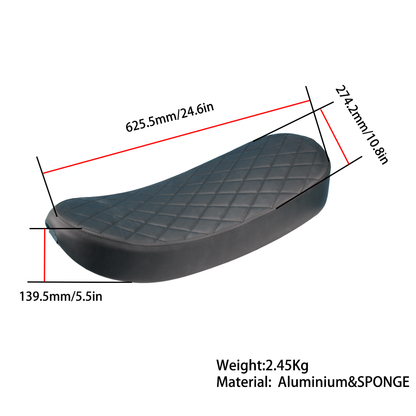 BS4153 - HONDA DAX ST 125 AFTER MARKET CUSTOM DIAMOND CHECK SEAT I BLACK
