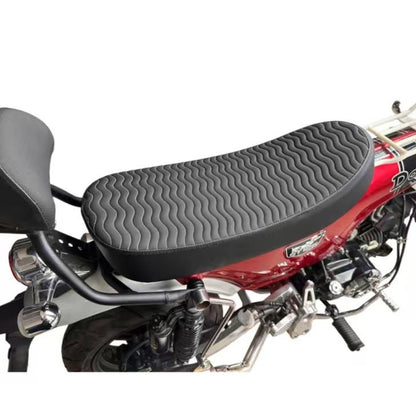 BS4154 - HONDA DAX ST 125 AFTER MARKET CUSTOM SEAT EMBROIDERED WAVES IN BLACK