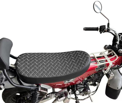 BS4155 - HONDA DAX ST 125 AFTER MARKET CUSTOM SEAT EMBROIDERED GRID IN BLACK