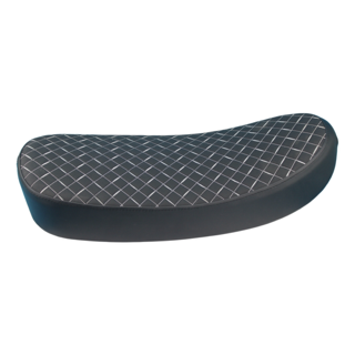 BS4155 - HONDA DAX ST 125 AFTER MARKET CUSTOM SEAT EMBROIDERED GRID IN BLACK