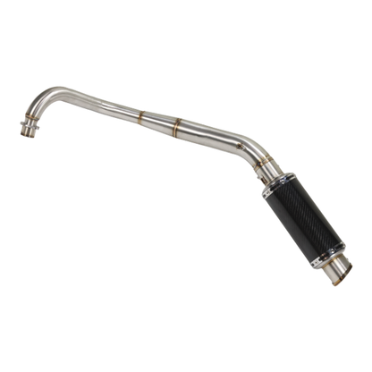 BS4190 - DX AND MUNK DOWN SWEPT SHORT EXHAUST MUFFER 210MM