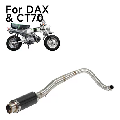 BS4190 - DX AND MUNK DOWN SWEPT SHORT EXHAUST MUFFER 210MM