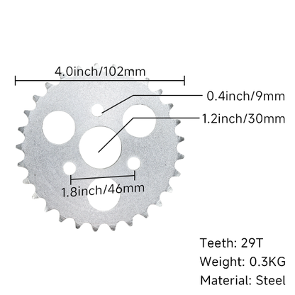 BS0049 - Sprocket Munk 29TH-420 Chain