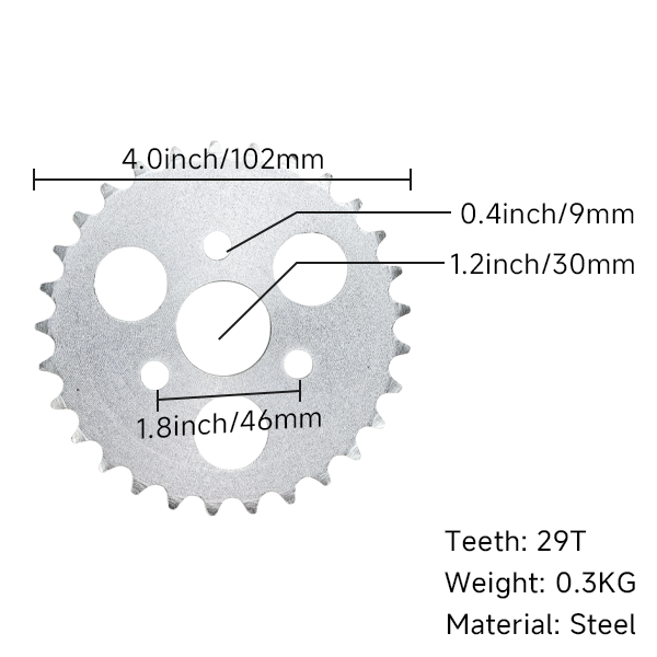 BS0049 - Sprocket Munk 29TH-420 Chain