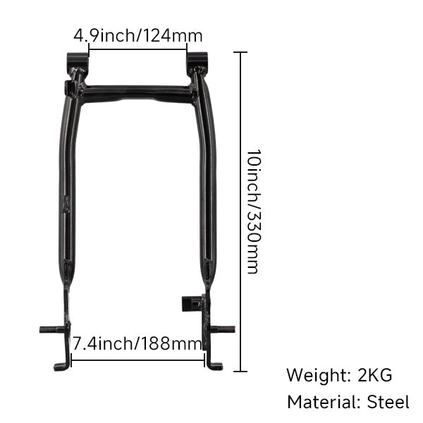 BS0072 - Mad Munk Metal Swing Arm Plus 5cm In Black
